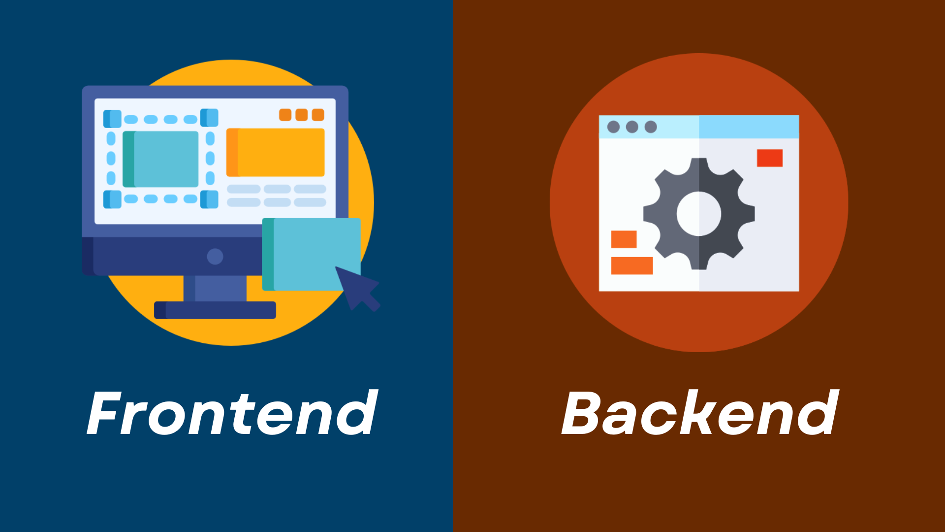 What are 'Front-end' & 'back-end