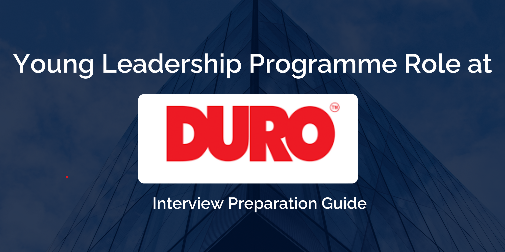 The Ultimate Guide to DURO’s Young Leadership Programme Interview